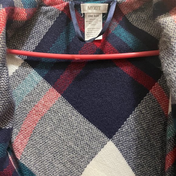 Sweater poncho + Long sleeve shirt (2 piece) - Picture 5 of 6